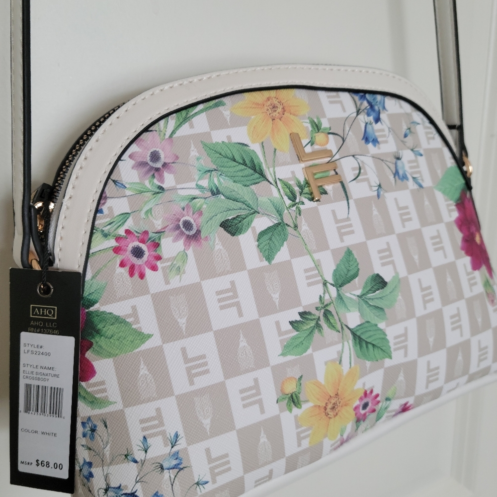 London Fog Ellie Signature Crossbody Bag. NWT